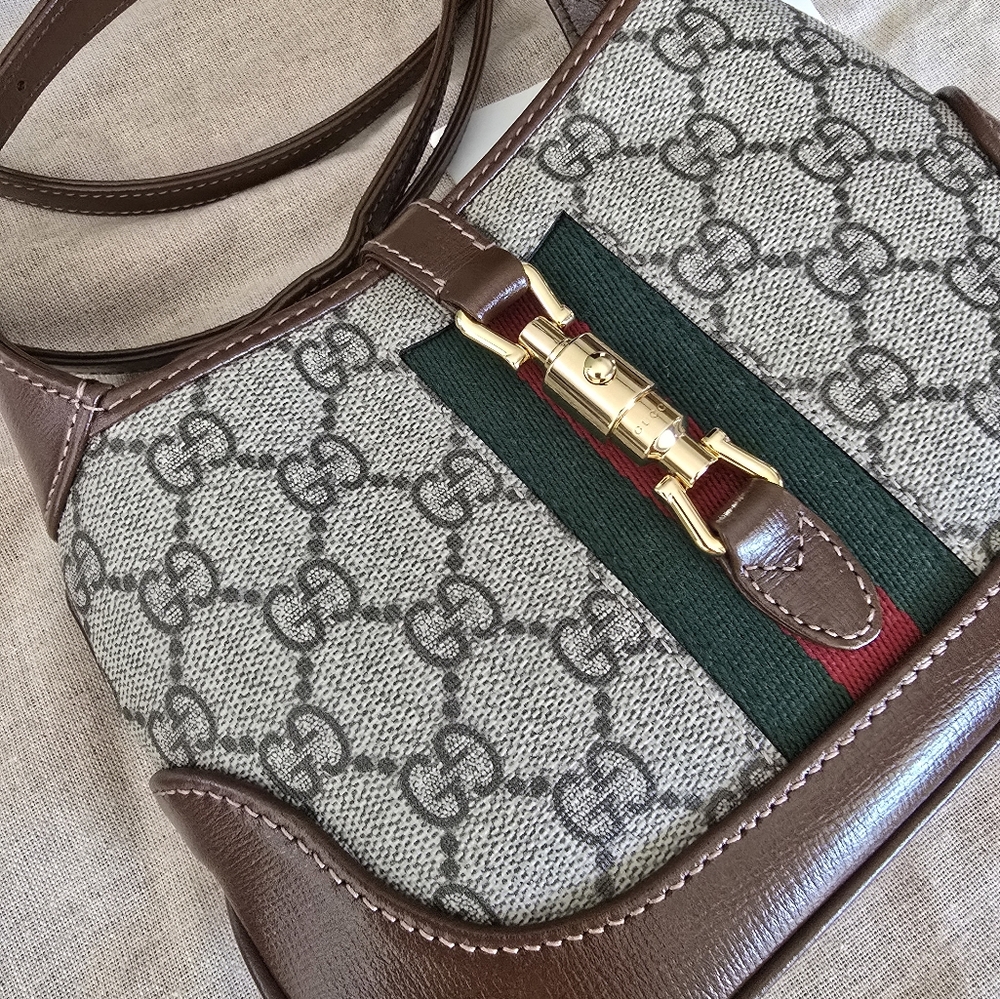 Authentic Gucci Jackie 1961 Mini Bag 2way, Handbag Or Crossbody Bag - Picture 16 of 16